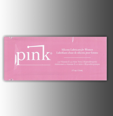 PINK SILICONE LUBE .17 OZ