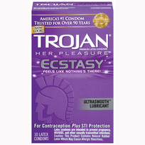 TROJAN HER PLEASURE ECSTASY 10 PACK