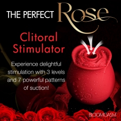 BLOOMGASM THE PERFECT ROSE CLIT STIMULATOR RED(Out Jun)