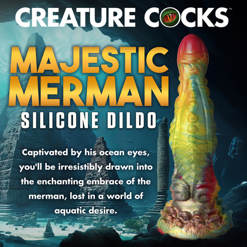 CREATURE COCKS MAJESTIC MER MAN DILDO