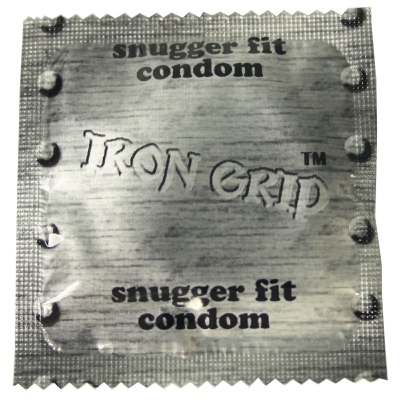 IRON GRIP SNUGGER FIT LUBRICATED CONDOM 3PK