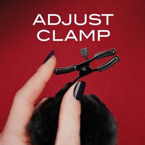 Noir Pom Adjustable Nipple Clamps-Black*