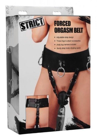 Strict Forced Orgasm Wand Holder Belt