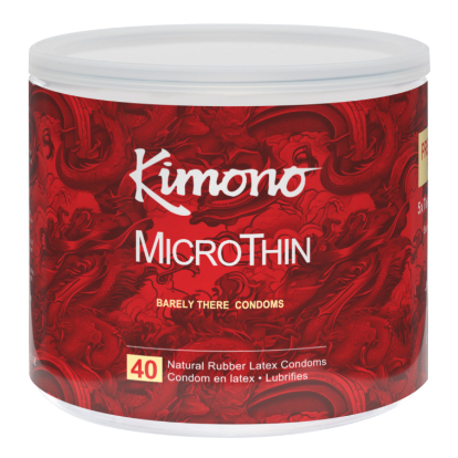 KIMONO MICROTHIN ULTRA THIN 40 CT FISHBOWL