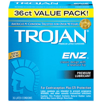 TROJAN ENZ LUBRICATED 36PK